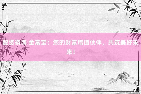 配资咨询 金富宝：您的财富增值伙伴，共筑美好未来！